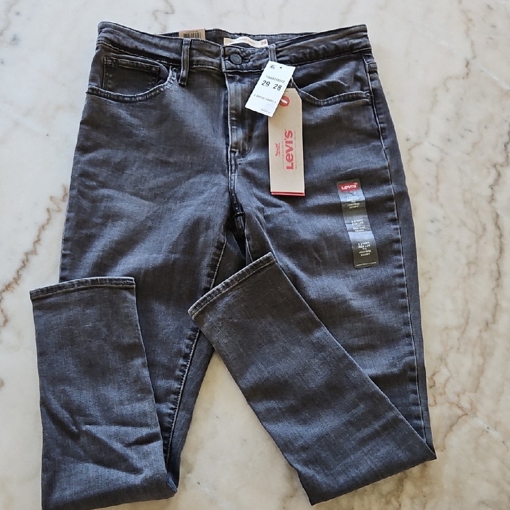 Levi's Women's High Rise Jeans - Dark Gray